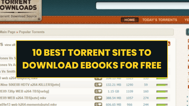 10 Best Torrent Sites to Download eBooks for Free